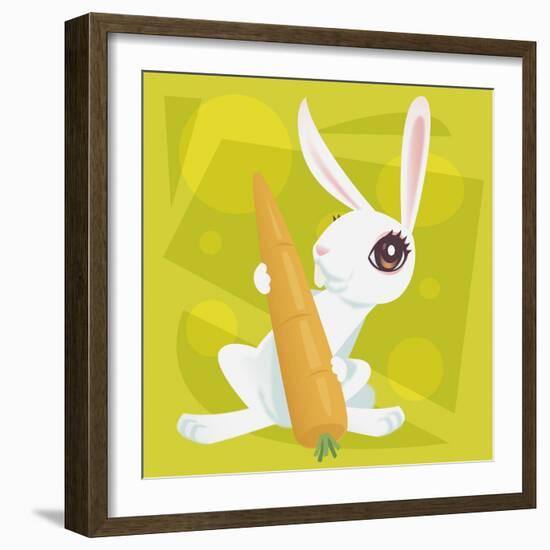 Anime Rabbit-Harry Briggs-Framed Giclee Print