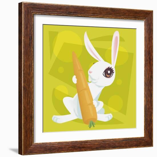 Anime Rabbit-Harry Briggs-Framed Giclee Print