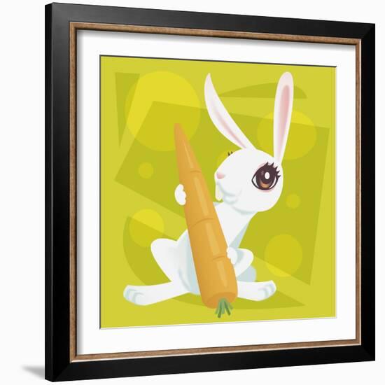 Anime Rabbit-Harry Briggs-Framed Giclee Print