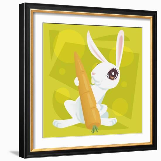 Anime Rabbit-Harry Briggs-Framed Giclee Print