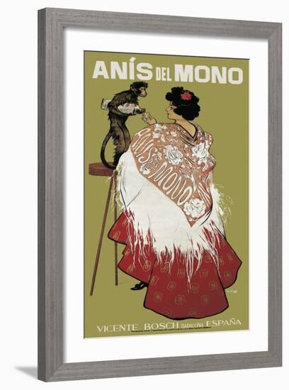 Anis Del Mono-Ramon Casas i Carbo-Framed Art Print
