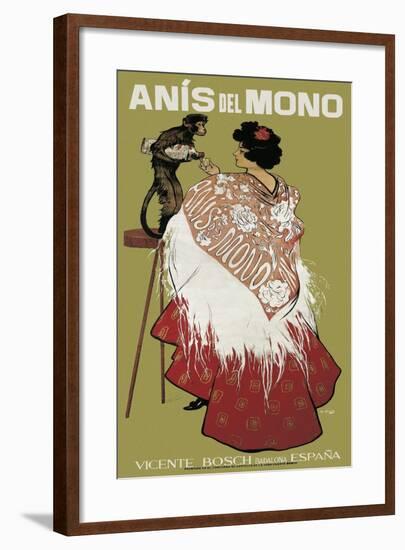 Anis Del Mono-Ramon Casas i Carbo-Framed Art Print