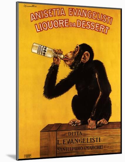 Anissetta Evangelisti, Liquore Da Dessert-null-Mounted Art Print