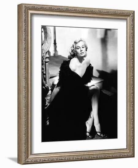 Anita Ekberg, 1950s-null-Framed Photo