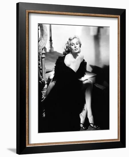 Anita Ekberg, 1950s-null-Framed Photo