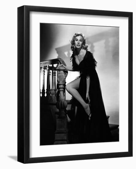 Anita Ekberg, 1953 (b/w photo)-null-Framed Photo