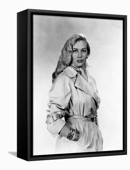 Anita Ekberg, 1957- 1958 (b/w photo)-null-Framed Stretched Canvas