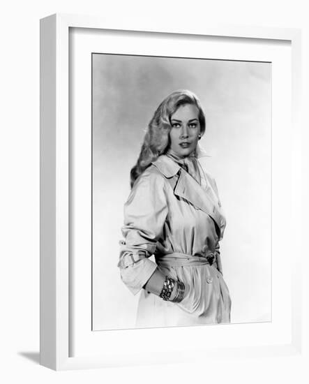 Anita Ekberg, 1957- 1958 (b/w photo)-null-Framed Photo