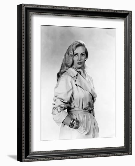 Anita Ekberg, 1957- 1958 (b/w photo)-null-Framed Photo