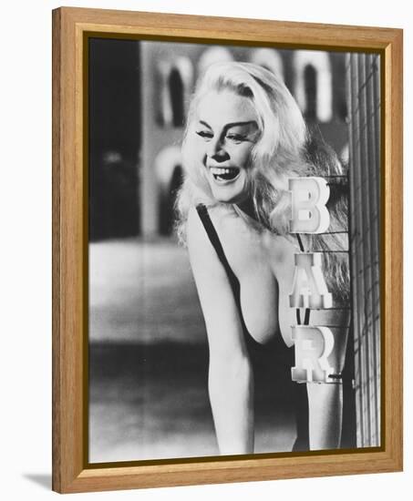 Anita Ekberg - La Dolce vita-null-Framed Stretched Canvas