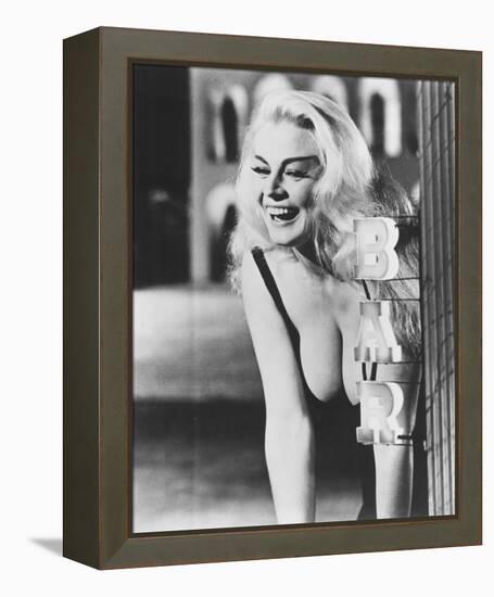 Anita Ekberg - La Dolce vita-null-Framed Stretched Canvas