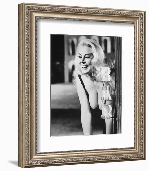 Anita Ekberg - La Dolce vita-null-Framed Photo