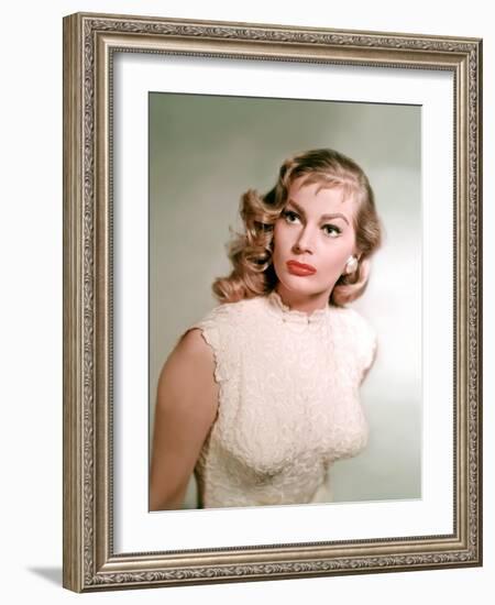 Anita Ekberg (photo)-null-Framed Photo