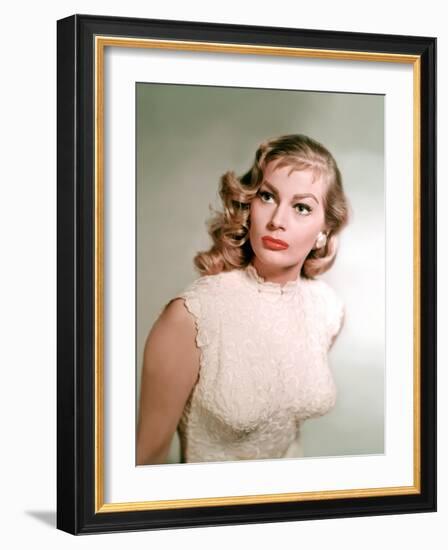 Anita Ekberg (photo)-null-Framed Photo