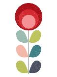 Mid Century Modern Red Flower I-Anita Nilsson-Art Print