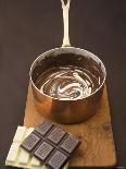 A Cup of Espresso on a Wooden Bowl with Coffee Beans-Anita Oberhauser-Photographic Print