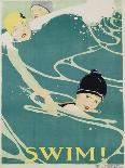 Swim! Poster-Anita Parkhurst-Laminated Giclee Print