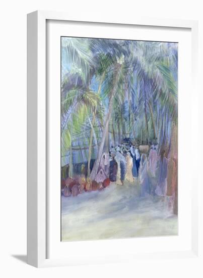 Anjuna Market, Goa, India, 1997-Sophia Elliot-Framed Giclee Print