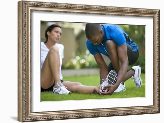 Ankle Injury-Science Photo Library-Framed Photographic Print