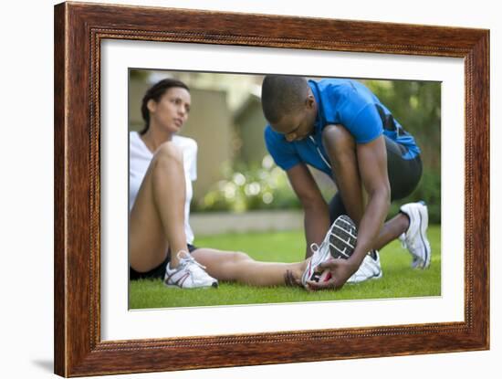 Ankle Injury-Science Photo Library-Framed Photographic Print