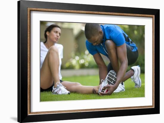 Ankle Injury-Science Photo Library-Framed Photographic Print