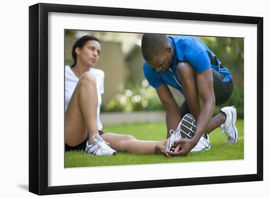 Ankle Injury-Science Photo Library-Framed Photographic Print