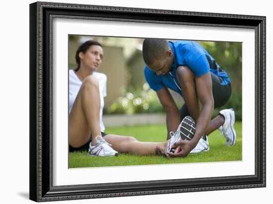 Ankle Injury-Science Photo Library-Framed Photographic Print