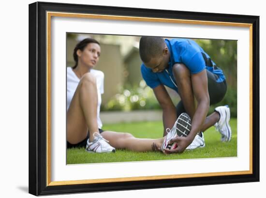 Ankle Injury-Science Photo Library-Framed Photographic Print