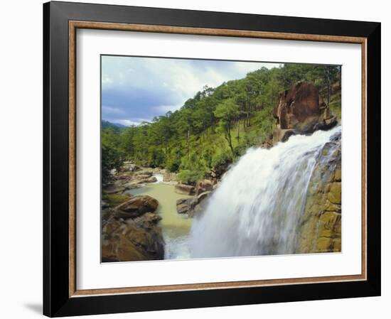 Ankroet Falls, Dalat, Vietnam, Asia-Robert Francis-Framed Photographic Print