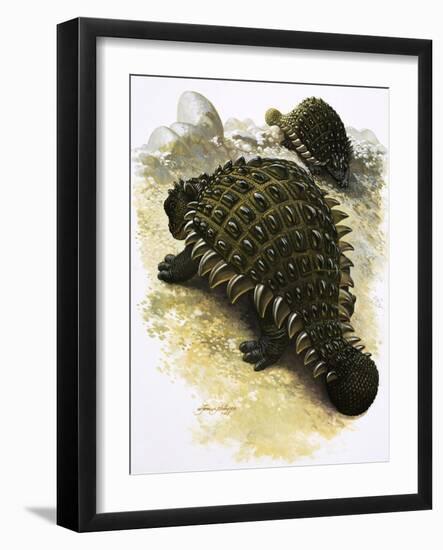 Ankylosaurus-Francis Phillipps-Framed Giclee Print