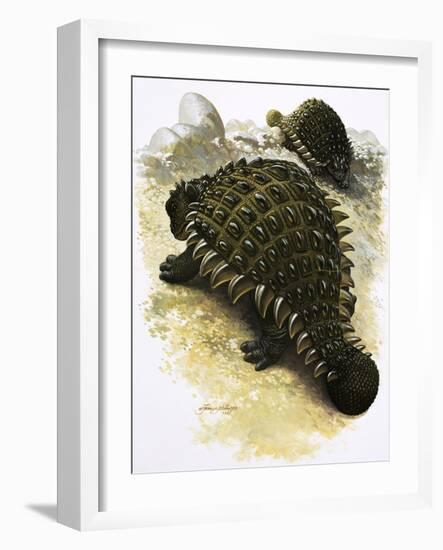 Ankylosaurus-Francis Phillipps-Framed Giclee Print