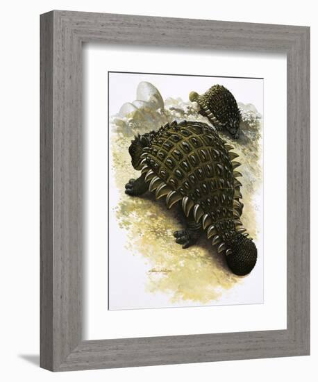 Ankylosaurus-Francis Phillipps-Framed Giclee Print