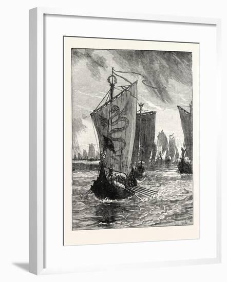 Anlaff Entering the Humber-null-Framed Giclee Print