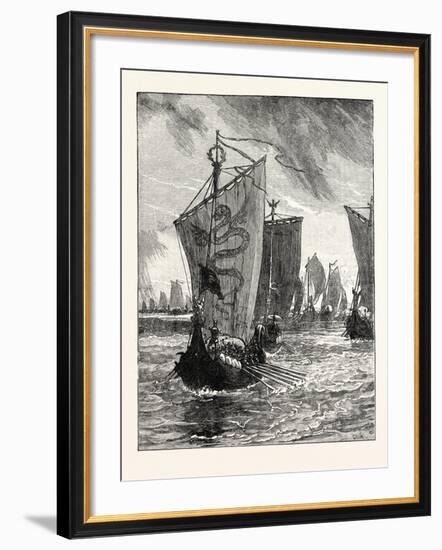 Anlaff Entering the Humber-null-Framed Giclee Print