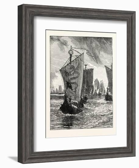 Anlaff Entering the Humber-null-Framed Giclee Print