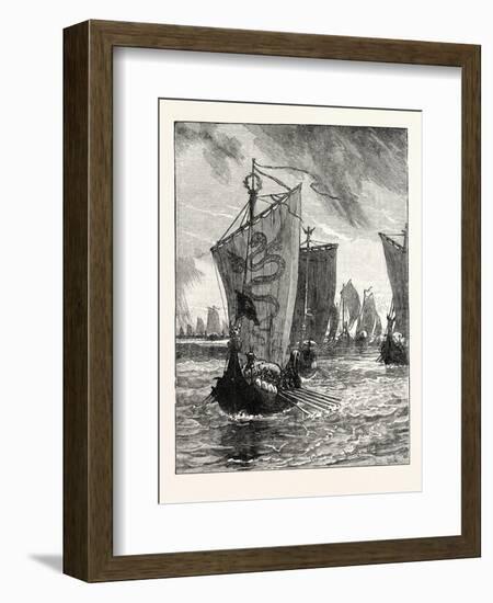 Anlaff Entering the Humber-null-Framed Giclee Print