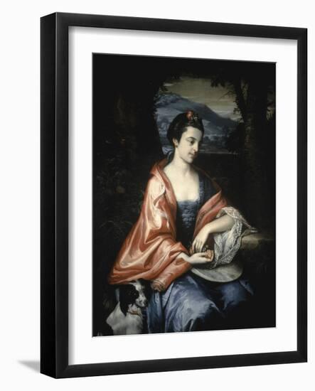 Ann Allen, Later Mrs John Penn, August 1763-Benjamin West-Framed Giclee Print