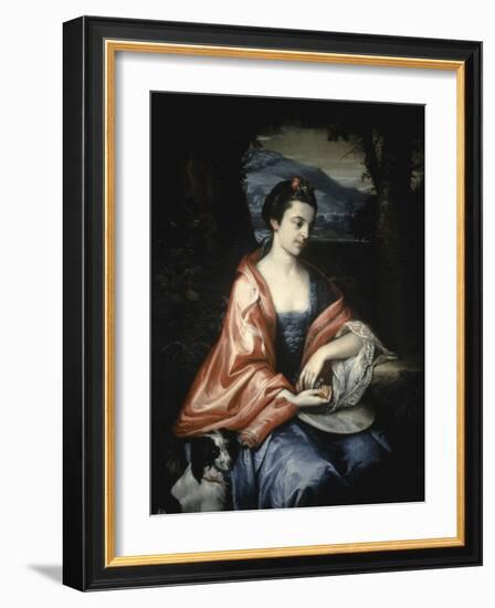 Ann Allen, Later Mrs John Penn, August 1763-Benjamin West-Framed Giclee Print