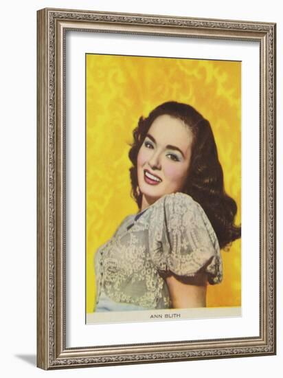 Ann Blyth, American Actress and Film Star-null-Framed Photographic Print