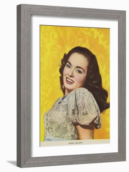 Ann Blyth, American Actress and Film Star-null-Framed Photographic Print