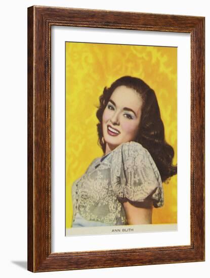 Ann Blyth, American Actress and Film Star-null-Framed Photographic Print