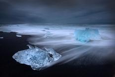 Jökulsárlón Frozen Ice Penguin, Iceland-Ann Clark Landscapes-Framed Photographic Print