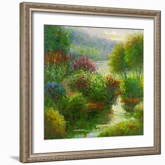 Ann Marie's Garden-Hulsey-Framed Art Print