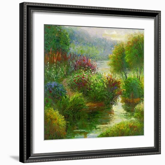 Ann Marie's Garden-Hulsey-Framed Art Print