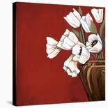 Callas on Red-Ann Parr-Stretched Canvas