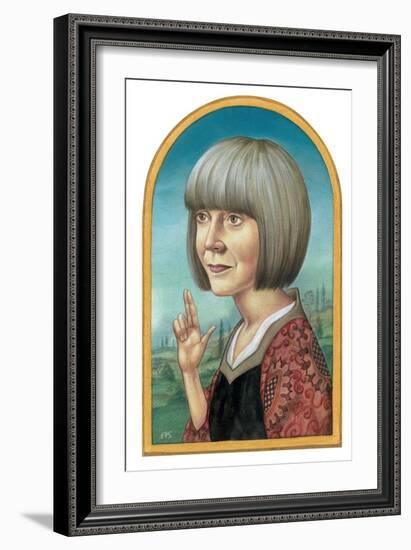 Ann Rice, 2012 (Acrylic on Illustration Board)-Anita Kunz-Framed Giclee Print