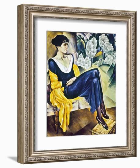 Anna Akhmatova (1889-1967)-Nathan Isaevich Altman-Framed Giclee Print