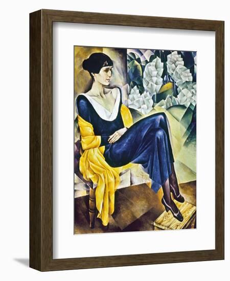 Anna Akhmatova (1889-1967)-Nathan Isaevich Altman-Framed Giclee Print