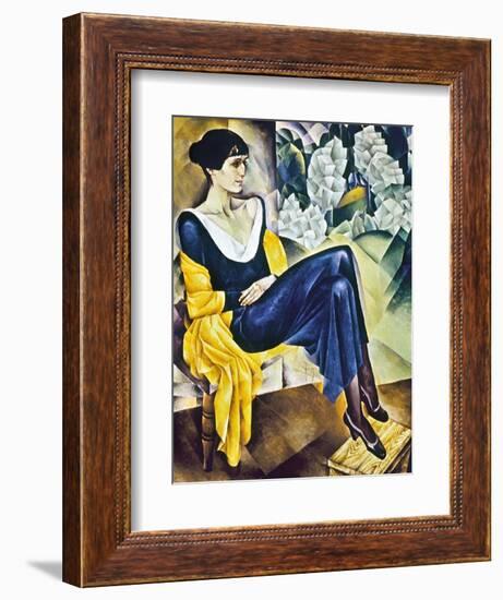 Anna Akhmatova (1889-1967)-Nathan Isaevich Altman-Framed Giclee Print