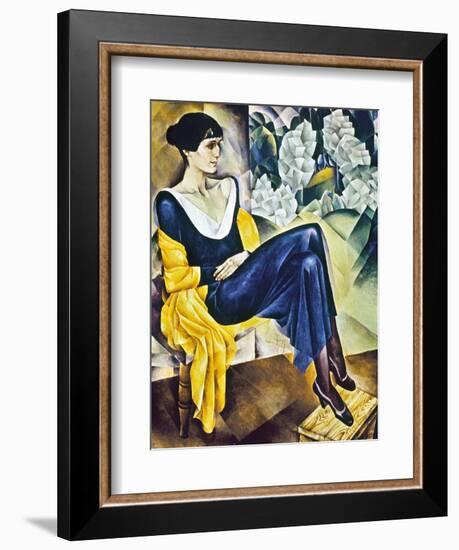 Anna Akhmatova (1889-1967)-Nathan Isaevich Altman-Framed Giclee Print